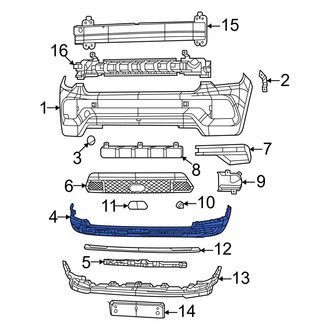 Jeep OE - Front Lower Bumper Cover