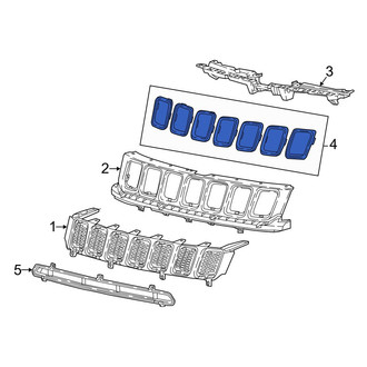 Jeep OE - Front Grille Molding
