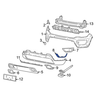 Jeep OE - Front Left Bumper Trim