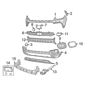 Jeep OE - Front Bumper & Grille - Bumper & Components