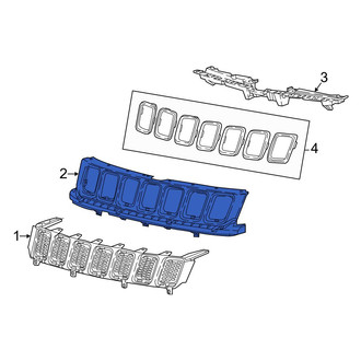 Jeep OE - Front Grille Molding
