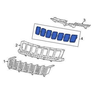 Jeep OE - Front Grille Molding