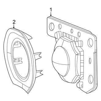 Jeep OE - Front Bumper & Grille - Electrical Components (Trailhawk)