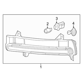 Jeep OE - Front Lamps - Park & Signal Lamps (Latitude / Limited / Sport / Trailhawk MP Body Code)