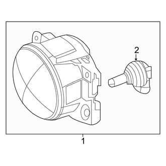 Jeep OE - Front Lamps - Fog Lamps (MP Body Code)