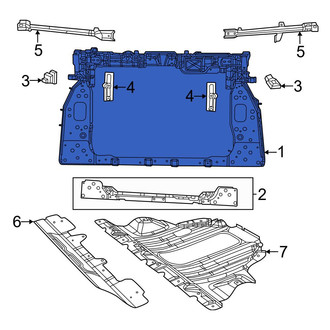 Jeep OE - Front Radiator Support Panel