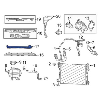 Jeep OE - Front Radiator Support Baffle