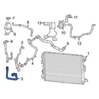 Jeep OE - Radiator Coolant Hose