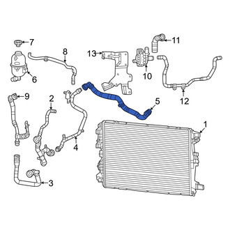 Jeep OE - Engine Coolant Pipe