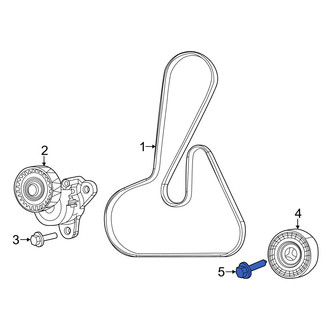 Jeep OE - Accessory Drive Belt Idler Pulley Bolt