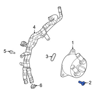 Jeep OE - Automatic Transmission Oil Cooler Screw