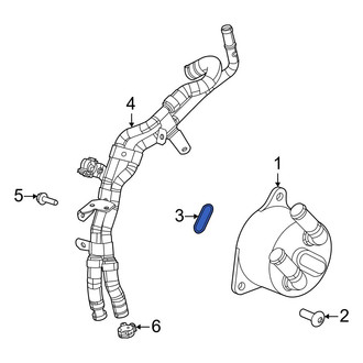 Jeep OE - Automatic Transmission Oil Cooler O-Ring