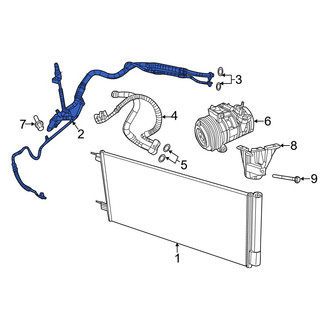 Jeep OE - A/C Refrigerant Discharge Hose