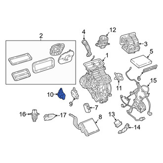 Jeep OE - HVAC Defrost Mode Door Actuator