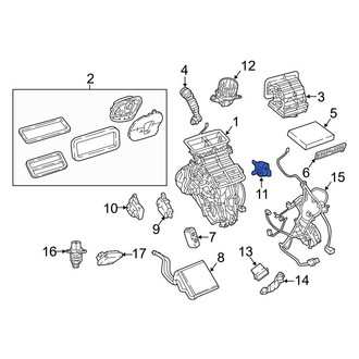 Jeep OE - HVAC Blend Door Actuator