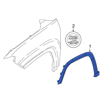 Jeep OE - Front Left Wheel Arch Molding