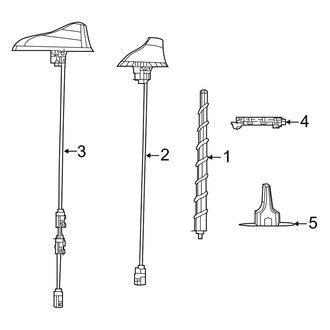 Jeep OE - Electrical - Antenna