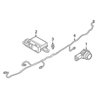 Jeep OE - Electrical Components (Park Sensor Components), (MP Body Code)