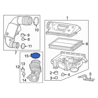 Jeep OE - Rear Engine Air Duct Clamp