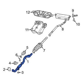 Jeep OE - Front Exhaust Intermediate Pipe