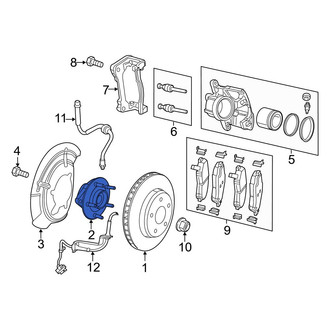 Jeep OE - Front Wheel Bearing and Hub Assembly