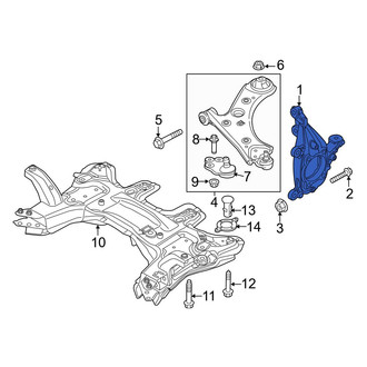 Jeep OE - Left Steering Knuckle