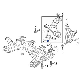 Jeep OE - Suspension Ball Joint Nut & Washer