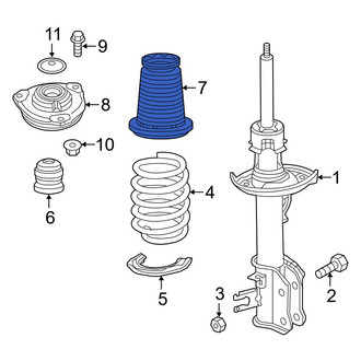 Jeep OE - Front Suspension Strut Bellows