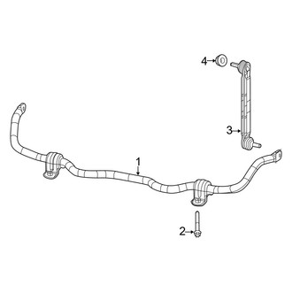 Jeep OE - Front Suspension - Stabilizer Bar & Components