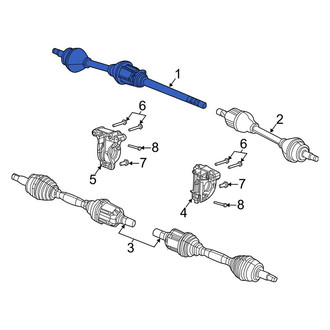 Jeep OE - Front Right CV Axle Assembly