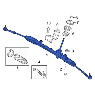 Jeep OE - Rack and Pinion Assembly