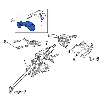 Jeep OE - Upper Steering Column Cover