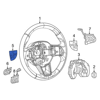 Jeep OE - Left Steering Wheel Trim