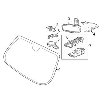 Jeep OE - Windshield - Glass