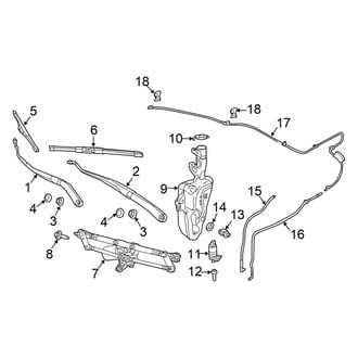 Jeep OE - Windshield - Wiper & Washer Components