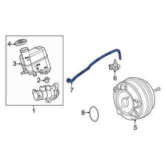 Jeep OE - Brake Vacuum Hose