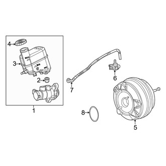Jeep OE - Cowl - Components on Dash Panel
