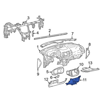 Jeep OE - Upper Instrument Panel Bezel