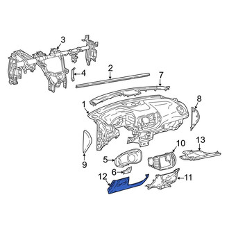Jeep OE - Left Instrument Panel Trim Panel