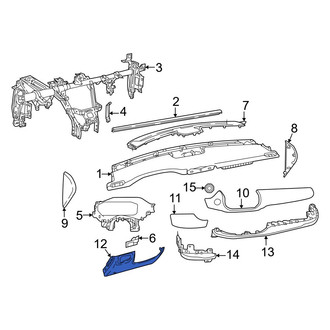 Jeep OE - Lower Instrument Panel Trim Panel