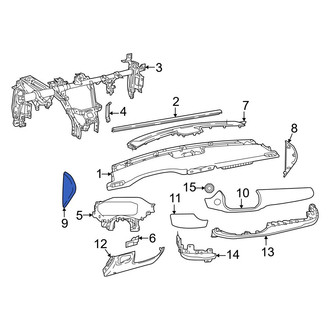 Jeep OE - Left Instrument Panel Side Cover