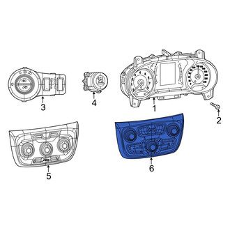Jeep OE - HVAC Temperature Control Panel