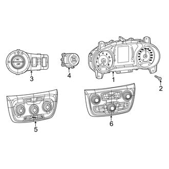 Jeep OE - Instrument Panel - Cluster & Switches