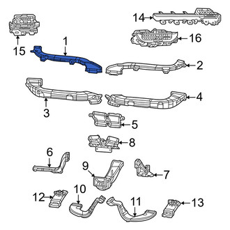 Jeep OE - Front Right Upper Instrument Panel Air Duct