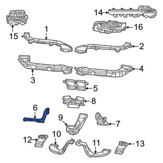Jeep OE - Front Right Lower Instrument Panel Air Duct