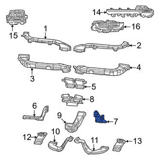 Jeep OE - Front Left Lower Instrument Panel Air Duct