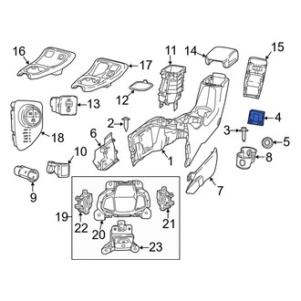 Jeep OE - Rear Console Bracket
