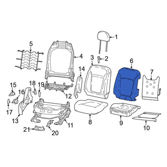 Jeep OE - Front Right Seat Back Cushion