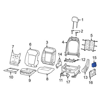 Jeep OE - Front Left Power Seat Switch