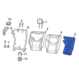 Jeep OE - Rear Right Seat Back Panel